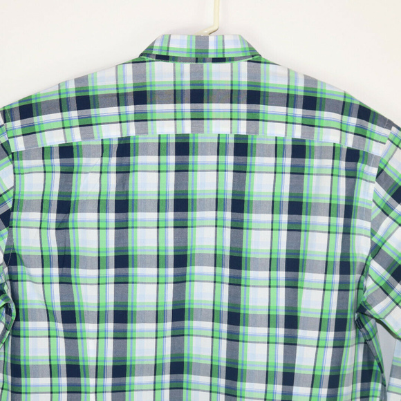 Bruun & Stengade Size 46 Green Blue Easy Care EUC - Picture 8 of 8